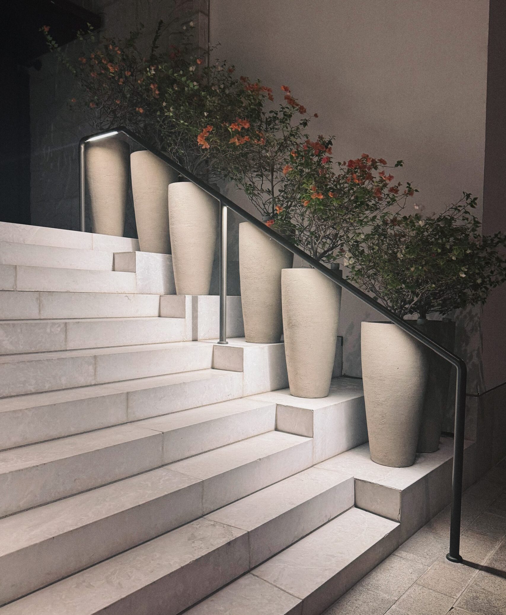Stone steps at Msheireb in Doha